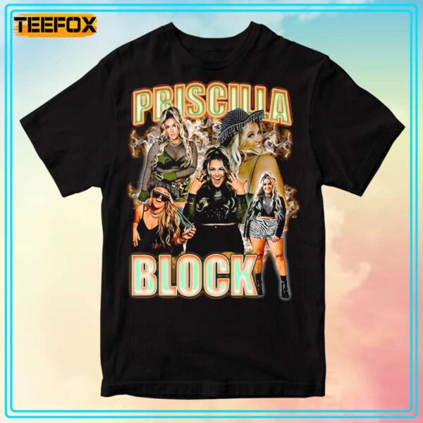Priscilla Block Music Singer Retro T Shirt