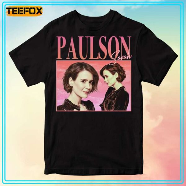 Sarah Paulson 90s Retro Style T Shirt