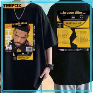 The Bryson Tiller Tour 2024 Concert T Shirt