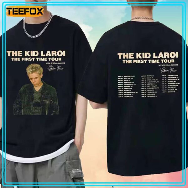 The Kid Laroi The First Time Tour US 2024 Concert T Shirt