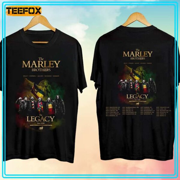 The Marley Brothers Tour 2024 Concert T Shirt