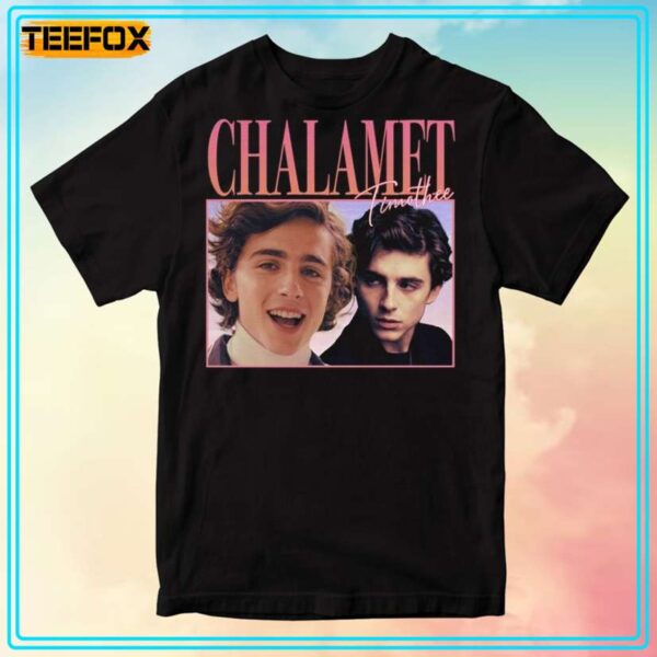 Timothee Chalamet 90s Retro Style T Shirt