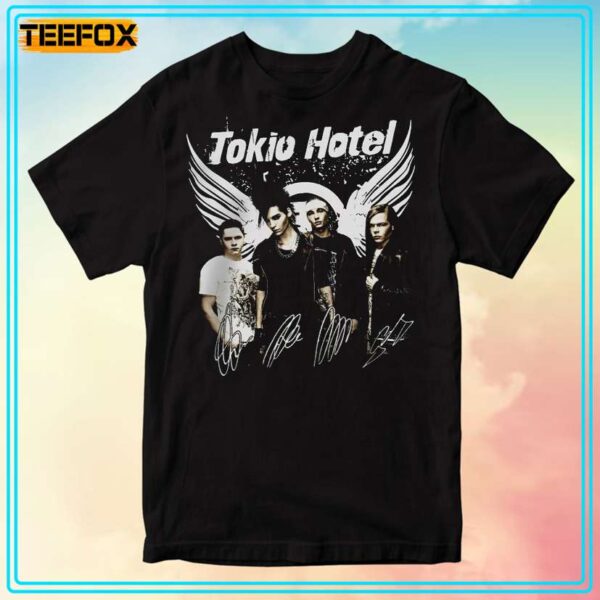 Tokio Hotel Band Signatures T Shirt