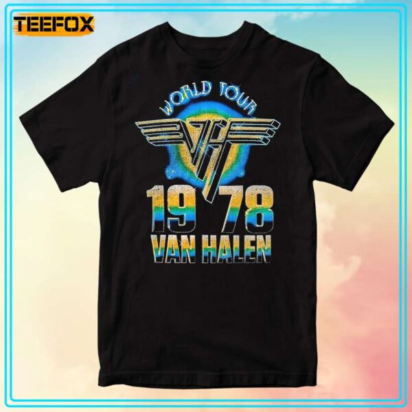 Van Halen World Tour 1978 Unisex T Shirt
