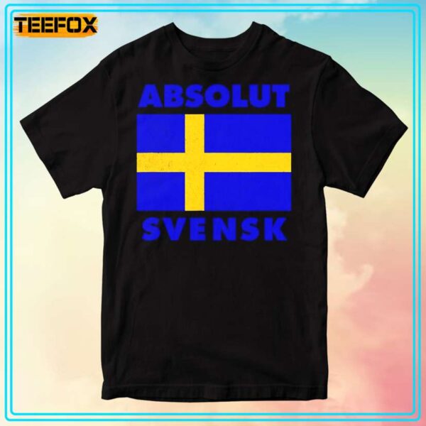 Absolute Svensk Swedish Flag T Shirt