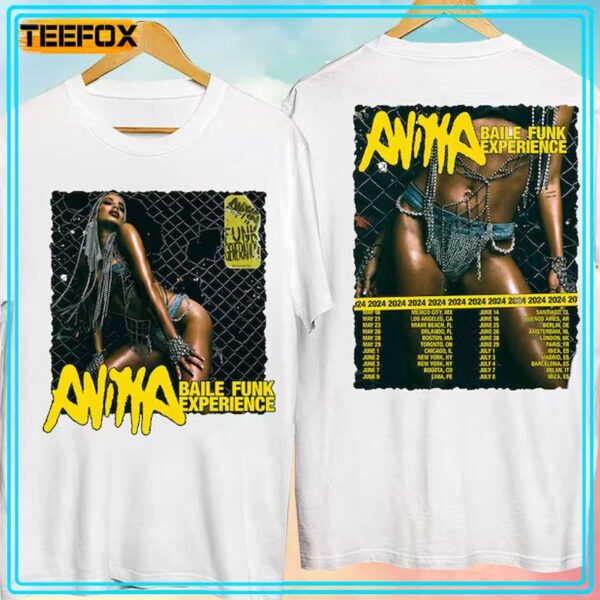 Anitta Baile Funk Experience Tour 2024 Unisex T Shirt