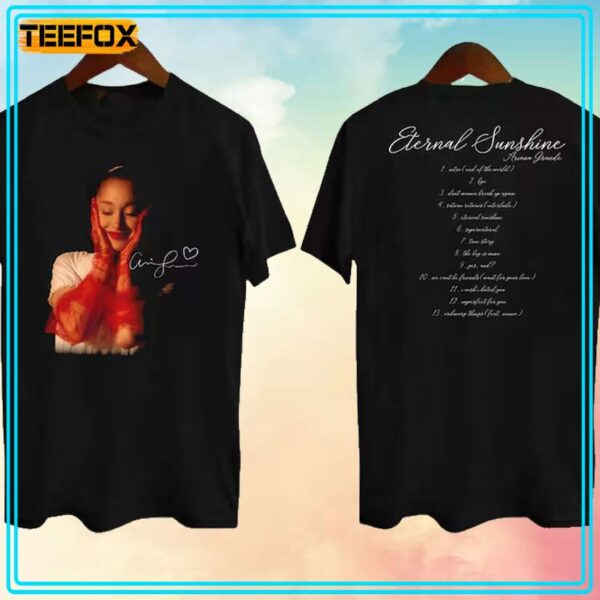 Ariana Grande Eternal Sunshine Tracks List T Shirt