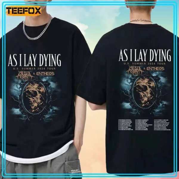 As I Lay Dying US Summer Tour 2024 Band Unisex T Shirt