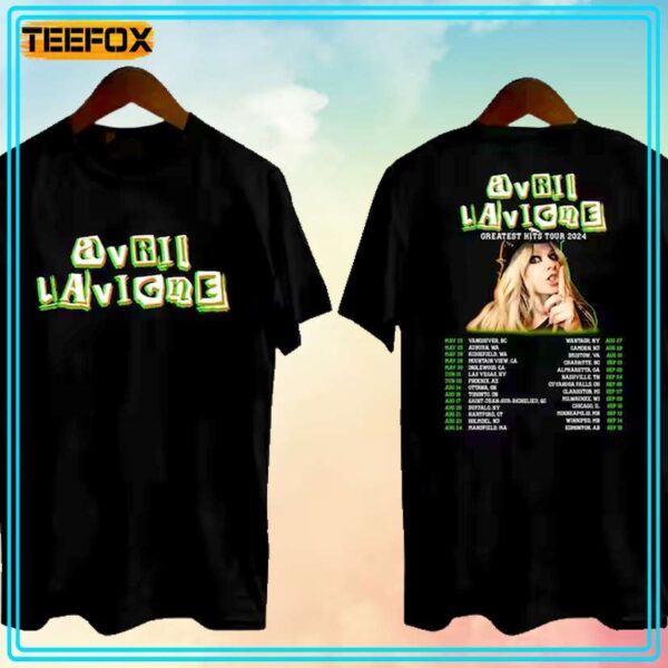 Avril Lavigne Greatest Hits Tour 2024 Concert Unisex T Shirt