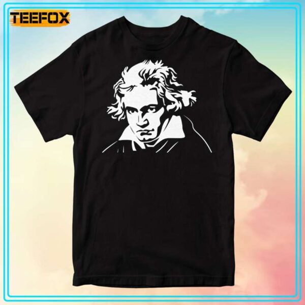 Beethoven Music Back T Shirt
