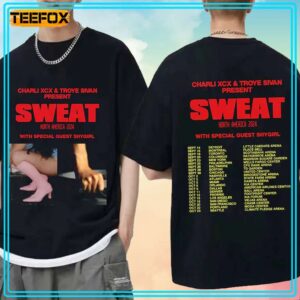 Charli XCX and Troye Sivan Sweat 2024 Tour T Shirt