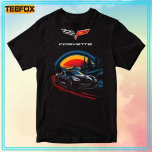 Chevrolet Corvette Mountain Sunset T Shirt