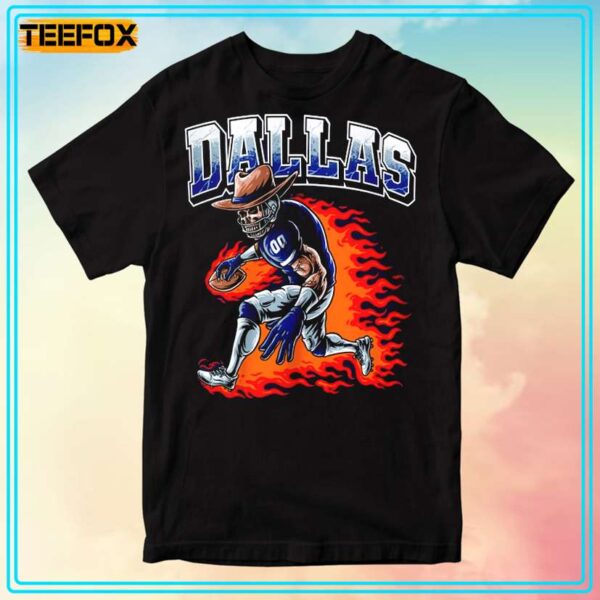 Dallas Cowboys Football Skull Style T Shirt