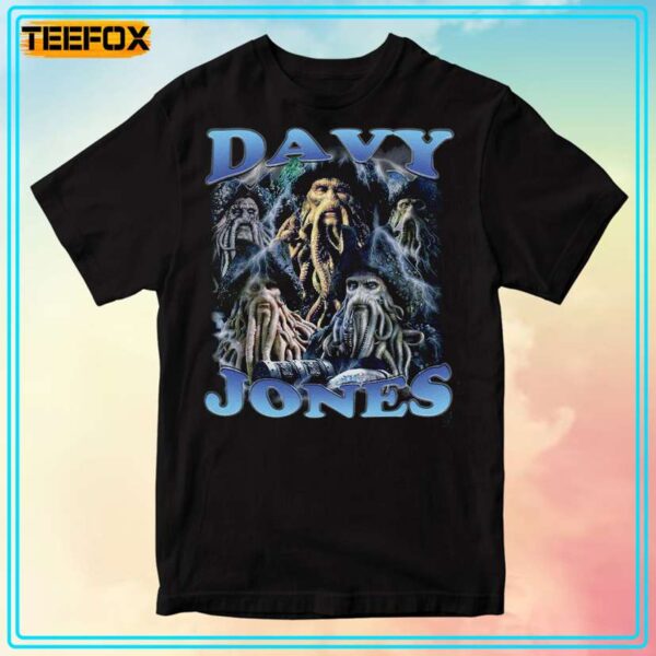 Davy Jone Pirates of the Carribean Film T Shirt