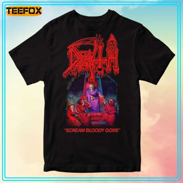 Death Scream Bloody Gore Album 1987 T Shirt