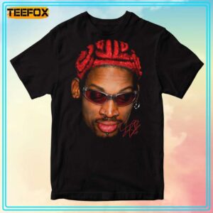 Dennis Rodman Basketball Signature T Shirt