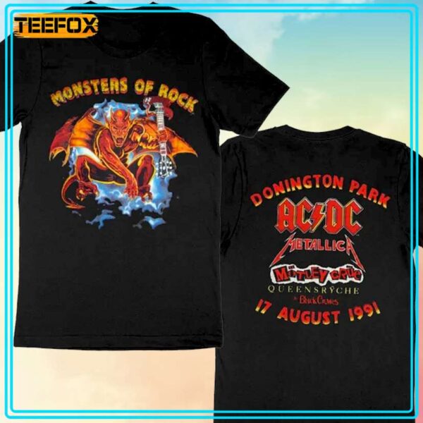 Donington Park Monsters of Rock 1991 ACDC T Shirt