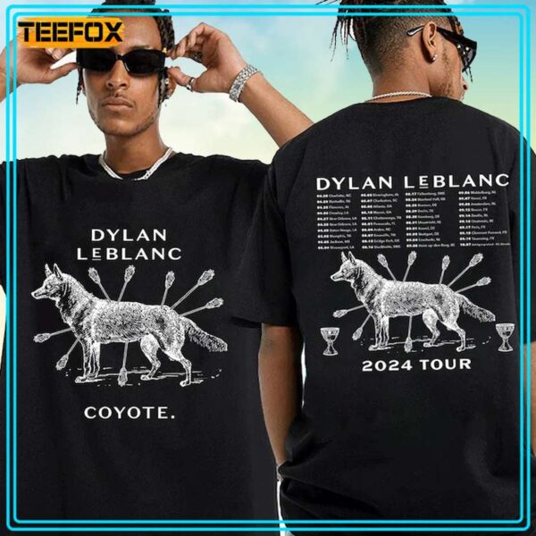 Dylan Leblanc Coyote Tour 2024 Concert T Shirt