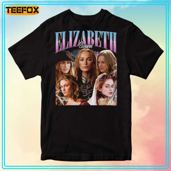 Elizabeth Swann Pirates of the Caribbean Movie T Shirt