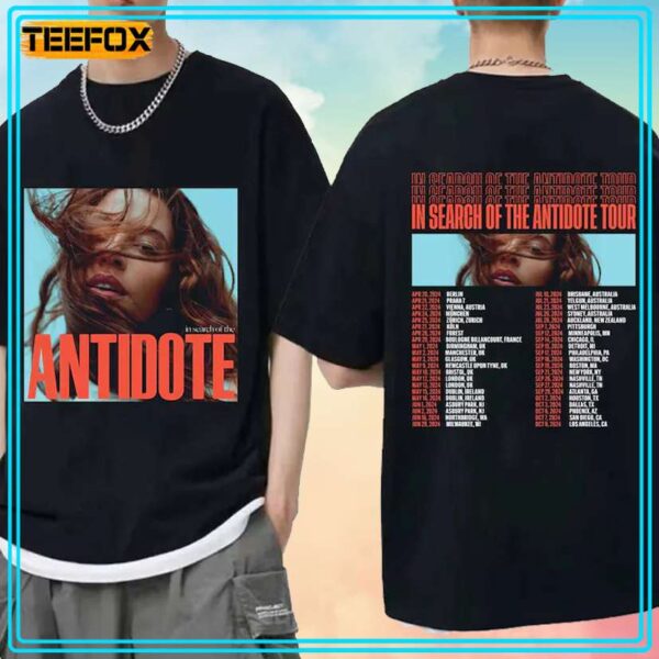 Fletcher In Search of the Antidote Tour 2024 Concert T Shirt