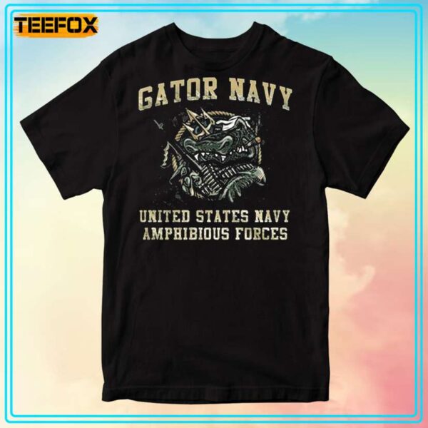 Gator Navy United States Navy Amphibious Forces Graphic T Shirt