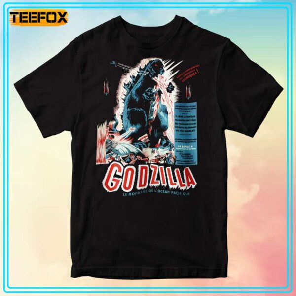 Godzilla French Movie Poster T Shirt