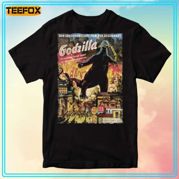 Godzilla German Movie Poster T Shirt