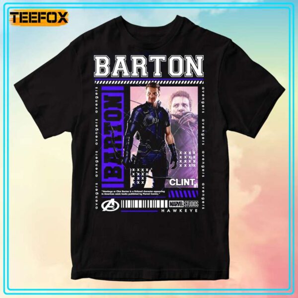 HAWKEYE Jeremy Renner Clint Barton T Shirt