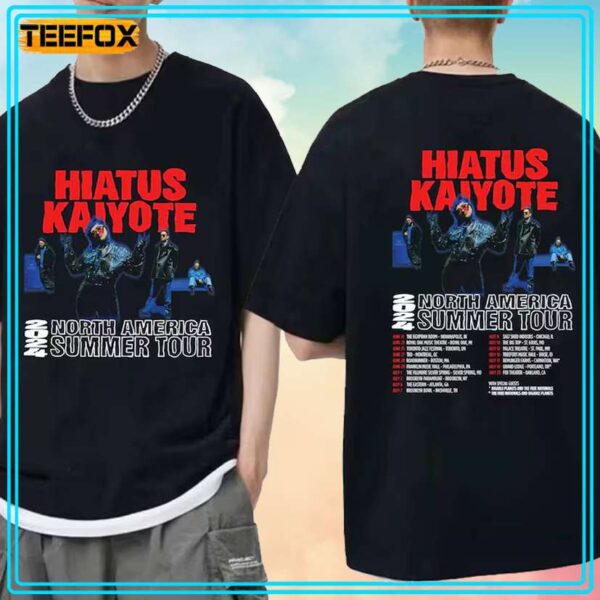 Hiatus Kaiyote Tour 2024 Concert T Shirt