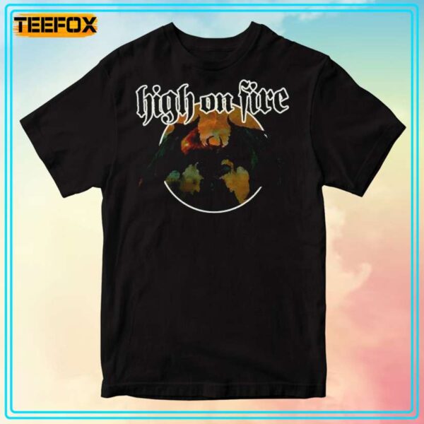 High On Fire Blessed Black Wings Album 2005 T Shirt