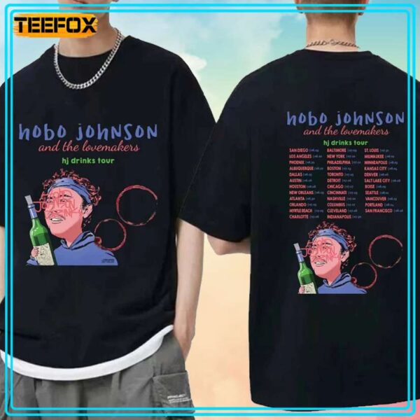 Hobo Johnson Hobo Johnson Drinks Tour 2024 T Shirt