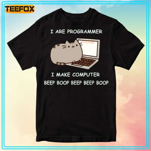 I Are Programmer I Make Computer Pusheen Cat Version Graphic T Shirt