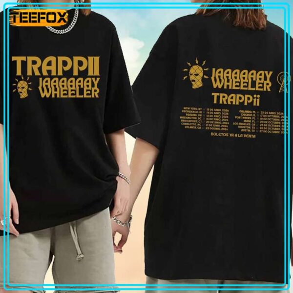 Jay Wheeler Trappii Tour 2024 Concert T Shirt