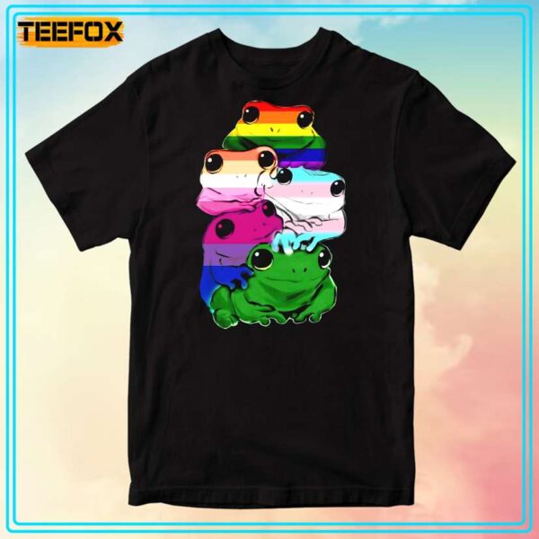 LGBT Pride Frog Graphic T Shirt