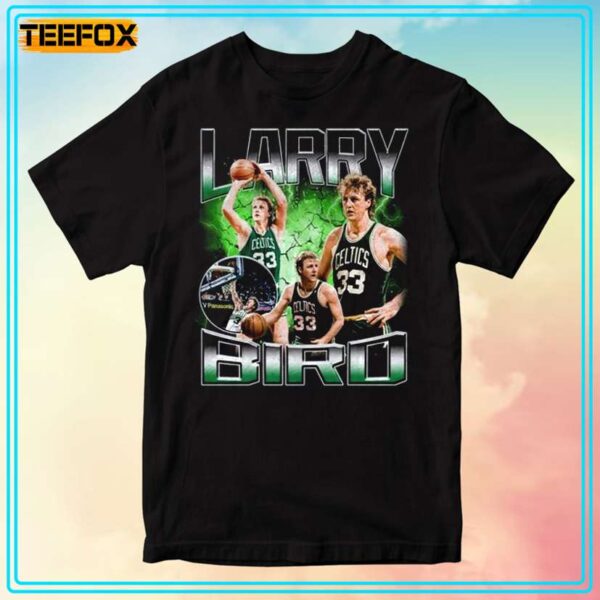 Larry Bird Vintage Retro T Shirt