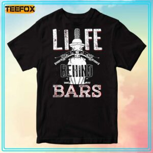 Life Behind Bars Motorcycle Graphic T Shirt