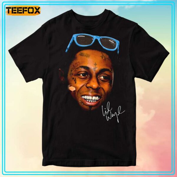 Lil Wayne Face Signature T Shirt