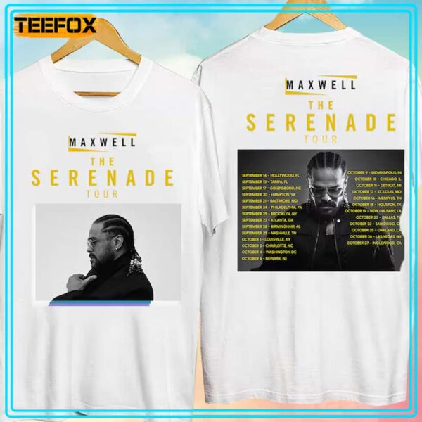 Maxwell The Serenade North America Tour 2024 T Shirt