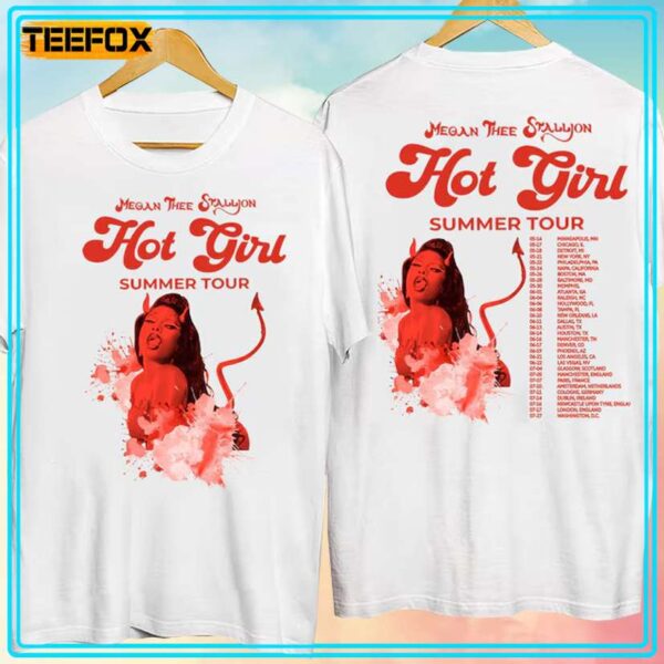 Megan Thee Stallion Hot Girl Summer Tour 2024 Music Unsiex T Shirt