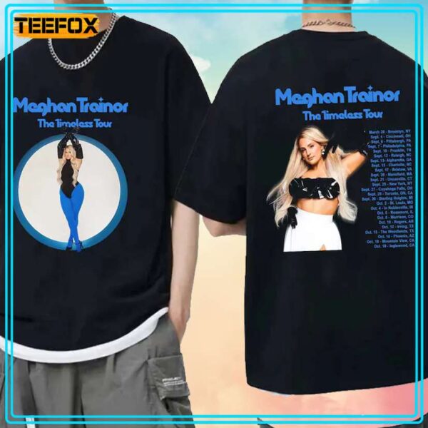 Meghan Trainor The Timeless Tour 2024 Concert T Shirt