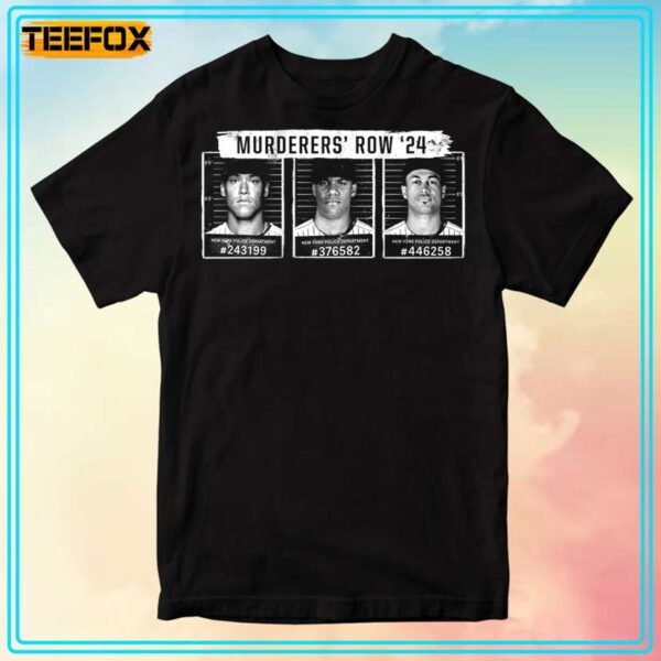 Murderers Row 24 New York Police Department T Shirt