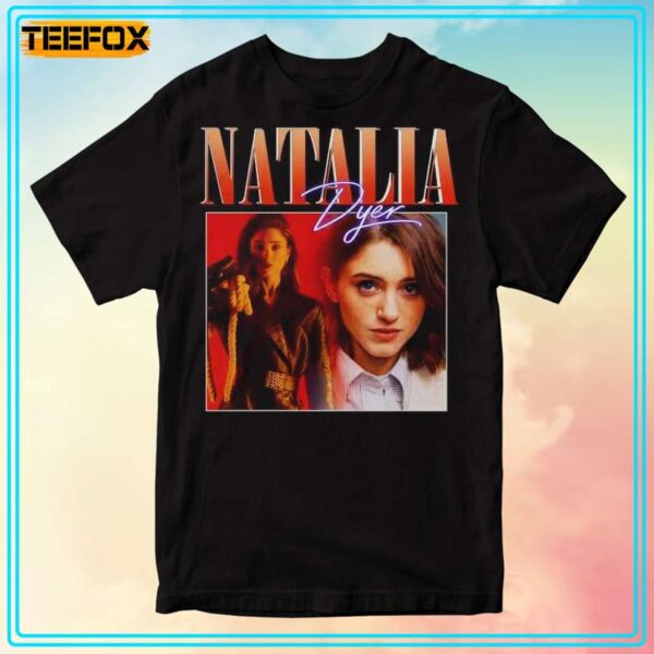 Natalia Dyer Movie Actress T Shirt