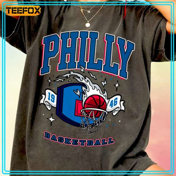 Philadelphia 76ers Basketball 1946 T Shirt