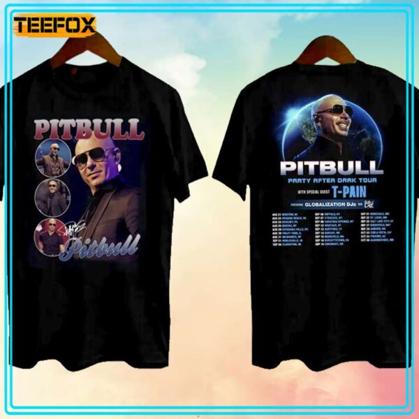 Pitbull Party After Dark Tour 2024 Concert Unisex T Shirt