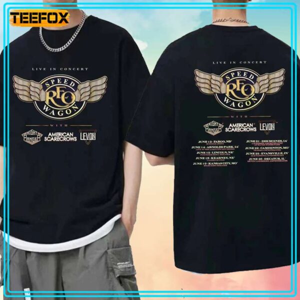 REO Speedwagon Tour 2024 Concert T Shirt