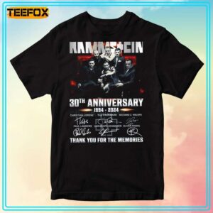 Rammstein 30th Anniversary 1994 2024 T Shirt