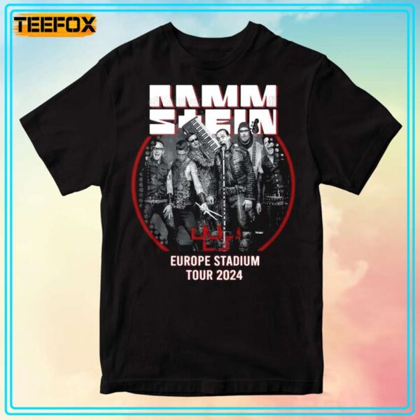 Rammstein Europe Stadium Tour 2024 T Shirt