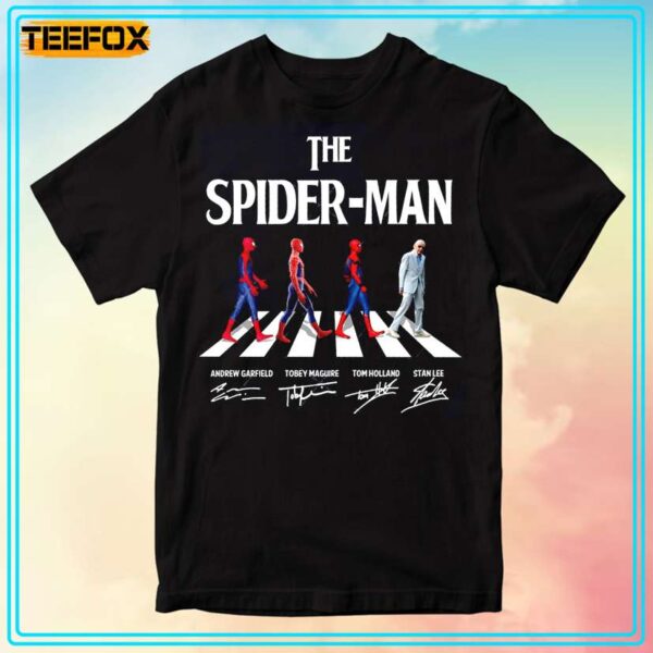Road to Abbey The Spider man T Shirt
