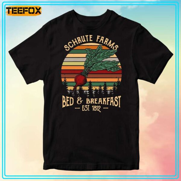 Schrute Farms Bed Breakfast Est 1812 Graphic T Shirt