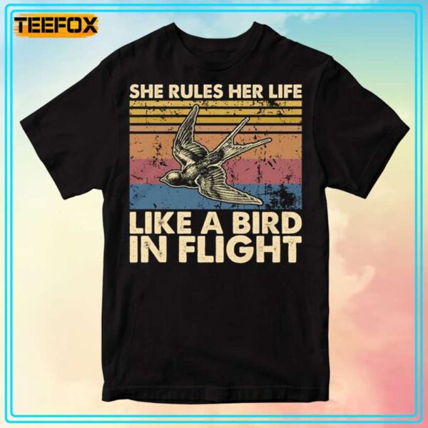 She Rules Her Life Like A Bird In Flight Fleetwood Mac Rhiannon T Shirt